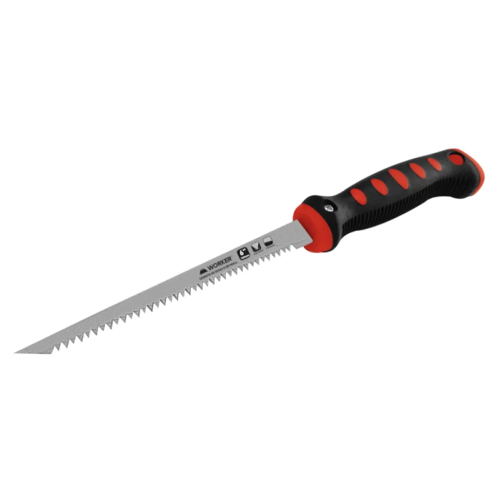 SERROTE PROFISSIONAL PARA DRYWALL 6" COM DUPLA AFIACAO - WORKER