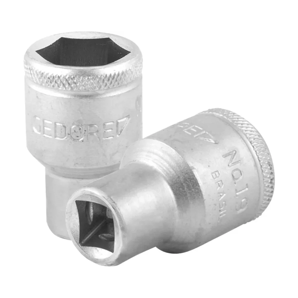 SOQUETE SEXTAVADO 10 MM, ENCAIXE 1/2" (19-10) - GEDORE