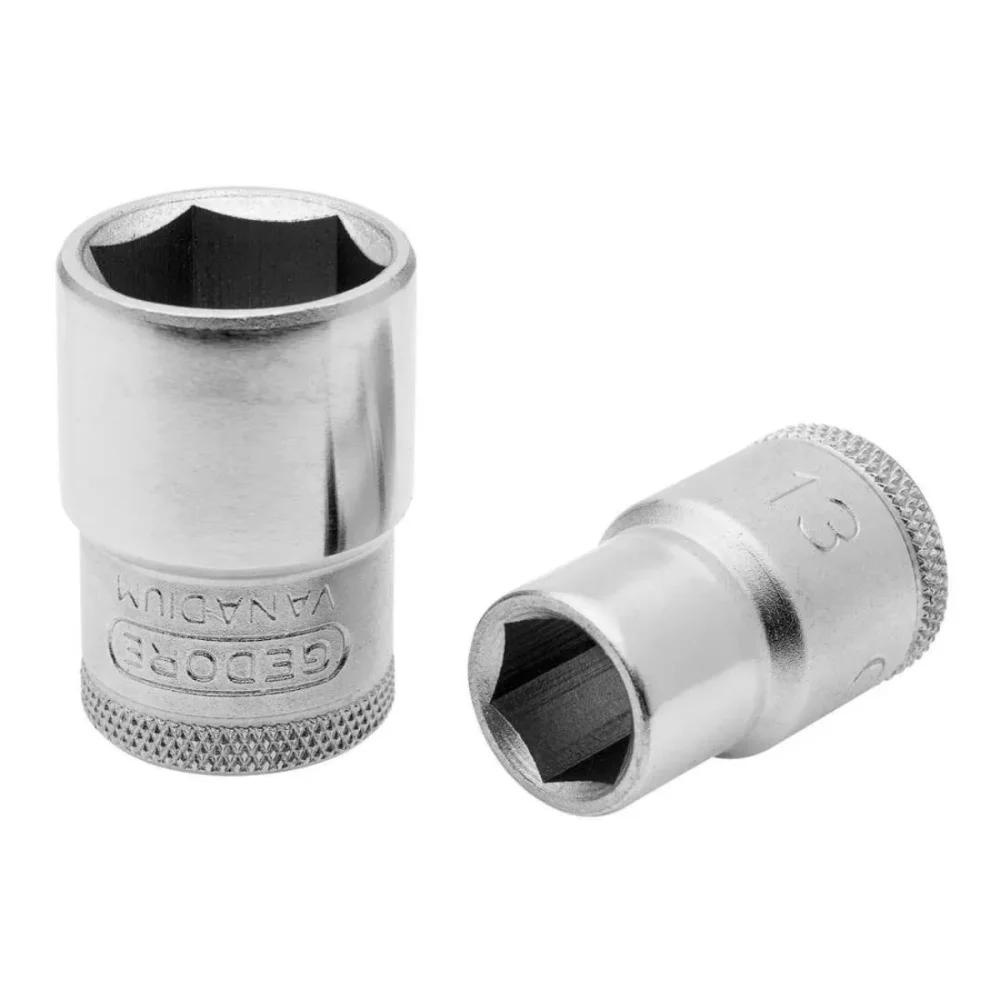 SOQUETE SEXTAVADO 12 MM, ENCAIXE 1/2" (19-12) - GEDORE