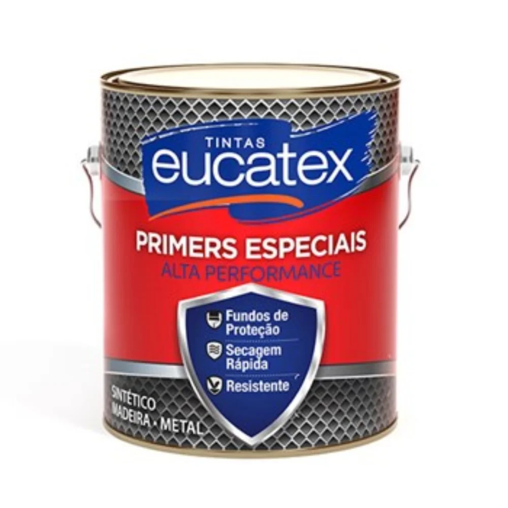 TINTA FUNDO PARA GALVANIZADO BRANCO 900 ML - EUCATEX
