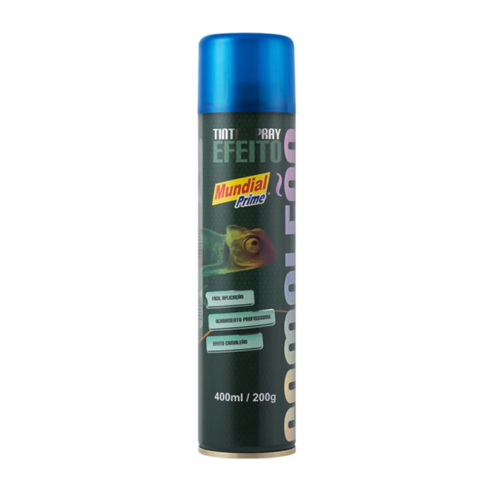 TINTA SPRAY AZUL CAMALEAO, 400 ML - MUNDIAL PRIME