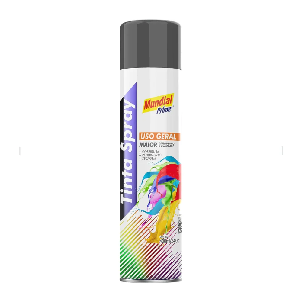 TINTA SPRAY SUB GREY, 400 ML - MUNDIAL PRIME