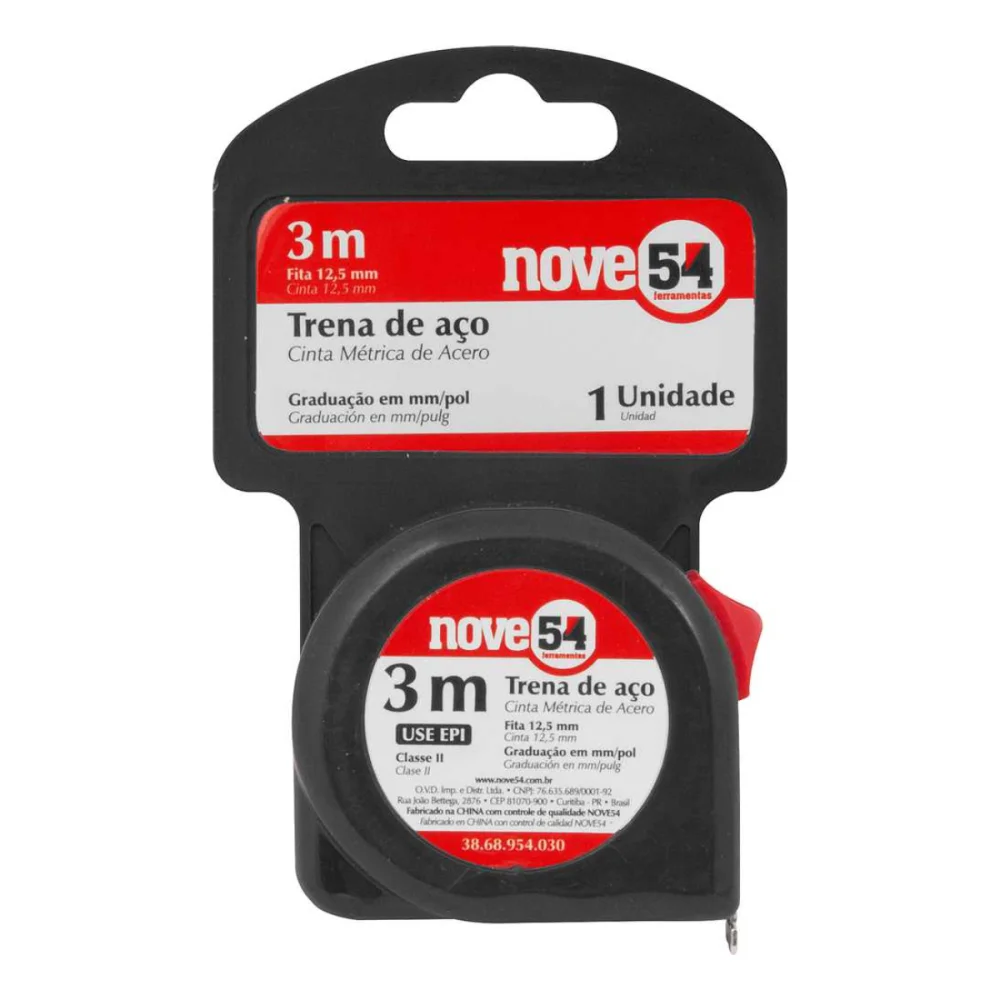 TRENA CURTA DE ACO 3 M X 12,5 MM - NOVE 54