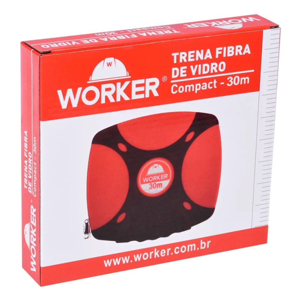 TRENA FIBRA DE VIDRO COMPACT 30 M X 12.5 MM - WORKER