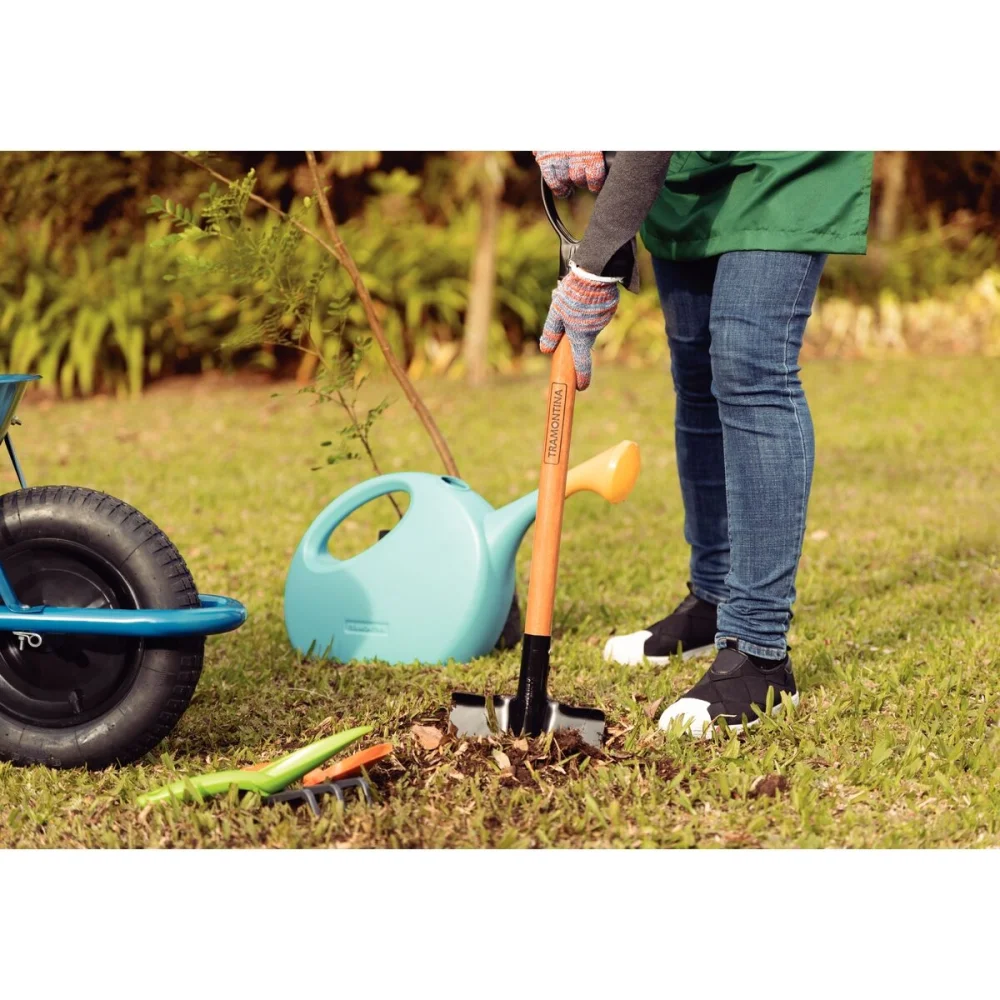 VANGA QUADRADA 400/20 EM AÇO COM CABO 71 CM - TRAMONTINA