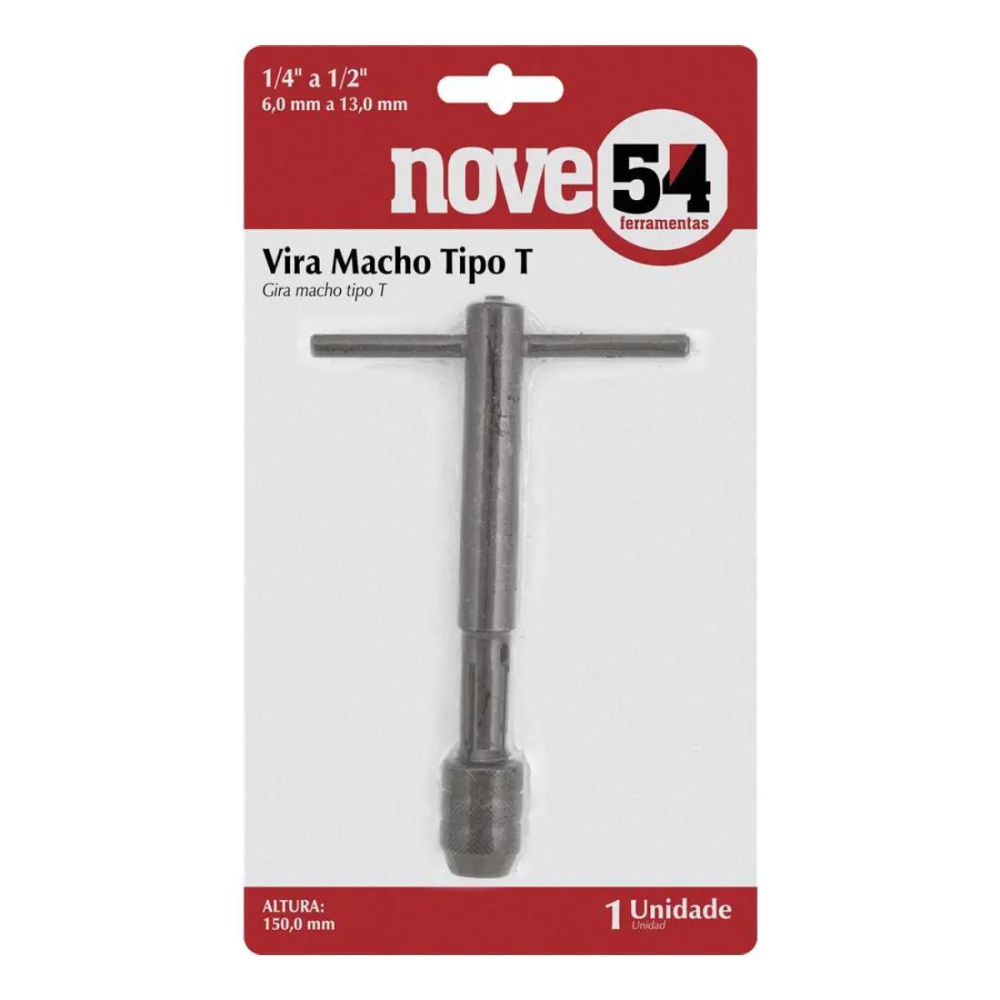 VIRA MACHO T 1/4 A 1/2" (150 MM) - NOVE54