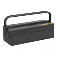 CAIXA METÁLICA SANFONADA P/ FERRAMENTAS, COM 3 GAVETAS, 50 CM X 19 CM X 16 CM - VONDER