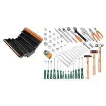 CAIXA SANFONADA PARA FERRAMENTAS COM 5 GAVETAS E 65 PEÇAS - TRAMONTINA