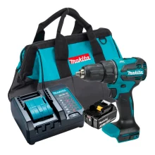 COMBO PARAFUSADEIRA, BOLSA, CARREGADOR, E BATERIA LXT DHP490WF1B-P - MAKITA