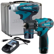 COMBO PARAFUSADEIRA E FURADEIRA LCT204 12V MAKITA