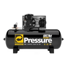 COMPRESSOR DE AR 15 PÉS 175 LITROS MONOFÁSICO STORM - PRESSURE