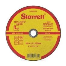 DISCO DE CORTE 9" X 1/8" X 7/8" (229 X 3,0 X 22,23 MM) EXACT DAC230-34X - STARRETT