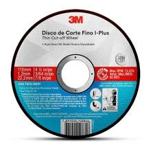 DISCO DE CORTE FINO 115 X 1.6 X 22.2 MM  FAST-CUT - HB004008825 - 3M