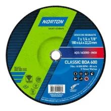 DISCO DE DESBASTE 7" X 1/4" X 7/8" BDA600 CLASSIC - NORTON