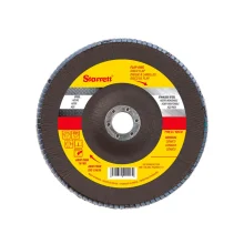 DISCO FLAP 4.1/2" G100 DE FIBRA DE VIDRO CÔNICO FDS115-100FC - STARRETT
