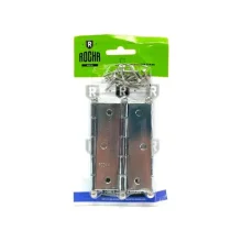 DOBRADIÇA PARA PORTA COM BOLA CROMADA 3.1/2" COM 3 PEÇAS - M.ROCHA