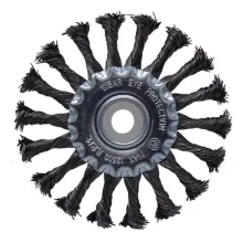 ESCOVA DE AÇO CIRCULAR ENTRANÇADA 4.1/2" X 1/2" - HEAVY DUTY