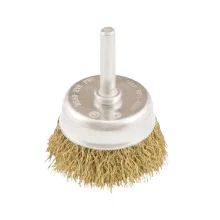 ESCOVA DE AÇO COPO ONDULADA 2" COM HASTE 1/4" - HEAVY DUTY