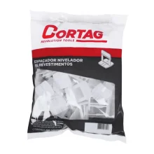 ESPAÇADOR NIVELADOR PARA PISOS E REVESTIMENTOS 1,00 MM C/ 50 PÇS - CORTAG