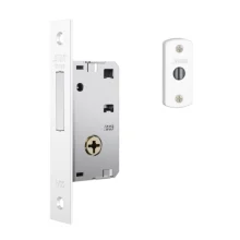 FECHADURA AUXILIAR ESPELHO BRANCO (1003) - STAM