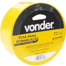 FITA ADESIVA PARA DEMARCACAO 48 MM X 30 M AMARELA - VONDER