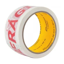 FITA AUTO ADESIVA PARA EMPACOTAMENTO 48 MM X 50 M "FRÁGIL" - VONDER