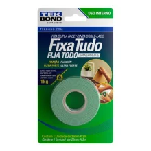 FITA DUPLA FACE USO INTERNO 25 MM X 2 M BLISTER - TEK BOND