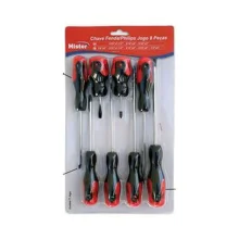 JOGO CHAVE FENDA / PHILLIPS, COM 8 PEÇAS - MISTER