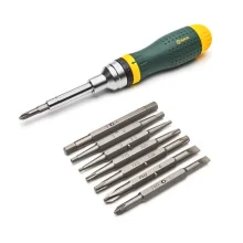 JOGO CHAVE RETA COM CATRACA 19 EM 1 COM 8 BITS DUPLOS ST09350 - SATA