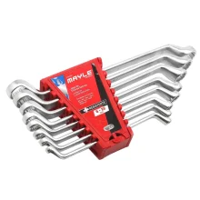 JOGO DE CHAVE ESTRELA 6 A 22 MM, COM 8 PEÇAS, RACK 101401MY - MAYLE