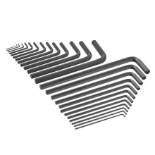 JOGO DE CHAVE HEXAGONAL (ALLEN) 1.5 A 10.0 MM, COM 25 PEÇAS - WORKER