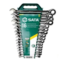 JOGO DE CHAVES COMBINADA 08 A 24 MM ST08034L, C/ 16 PÇS - SATA