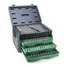 JOGO DE FERRAMENTAS / CAIXA GABINETE COM 3 GAVETAS 213 PÇS ST09512U - SATA