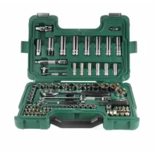 JOGO DE SOQUETES SEXTAVADOS 1/4" 1/2" DE 1/4" E 1/2" ST09013SJ, C/ 88 PÇS - SATA