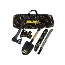 KIT ACAMPAMENTO COM 3 PECAS E BOLSA CAMUFLADA 101499 - PARABONI