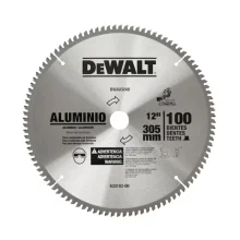 LÂMINA DE SERRA ESQUADRIA 12" 100 DENTES ALUMÍNIO DWA03240 - DEWALT