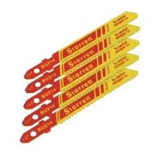 LÂMINA DE SERRA TICO TICO BI-METAL 50 MM 14D C/ 5 PÇS BU214 - STARRETT