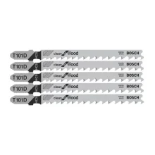 LAMINA DE SERRA TICO TICO PARA MADEIRA T101D, COM 5 PECAS - BOSCH