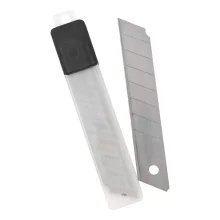 LAMINA PARA ESTILETE 18 MM, TUBETE, C/ 10 PCS - NOVE 54