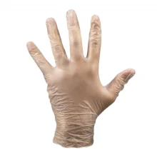 LUVA DE VINIL, TAMANHO 07 (P), CAIXA COM 100 UNIDADES  - KALIPSO