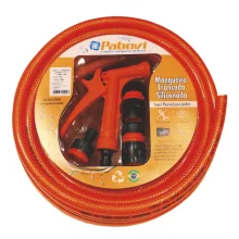 MANGUEIRA DE JARDIM TRANCADA, CONJUNTO, 1/2" X 2.20 MM, LARANJA, C/ 20 M - PABOVI