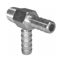 NIPLE ESPIGÃO 3/8" - 2 SAÍDAS "L", COM ROSCA MACHO 1/4" (3314-C) - HALTBAR