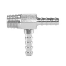 NIPLE ESPIGÃO 5/16" 2 SAÍDAS "L" COM ROSCA MACHO 1/4" (3314-B) - HALTBAR