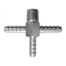 NIPLE ESPIGÃO 5/16" - 3 SAÍDAS "T", COM ROSCA MACHO 1/4" (3414-B) - HALTBAR