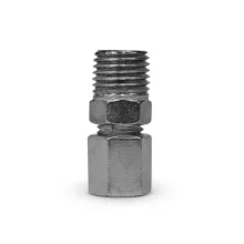 NIPLE PARA MANGUEIRA PU 8 MM, COM ROSCA MACHO 1/4" (1308-A) - HALTBAR