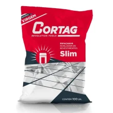 NIVELADOR PARA PISOS CERÂMICOS E PROCELANATOS 3.0 MM SLIM C/ 100 PÇS - CORTAG