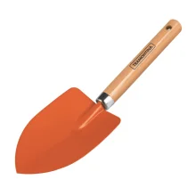 PAZINHA LARGA METÁLICA COM CABO DE MADEIRA - TRAMONTINA