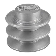 POLIA DE ALUMINIO 2 CANAIS B  70 MM - VONDER