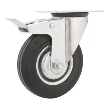 RODIZIO GIRATORIO LEVE 3" COM FREIO, PRETO - VONDER