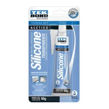 SILICONE ACÉTICO TRANSPARENTE USO GERAL 50G - TEKBOND